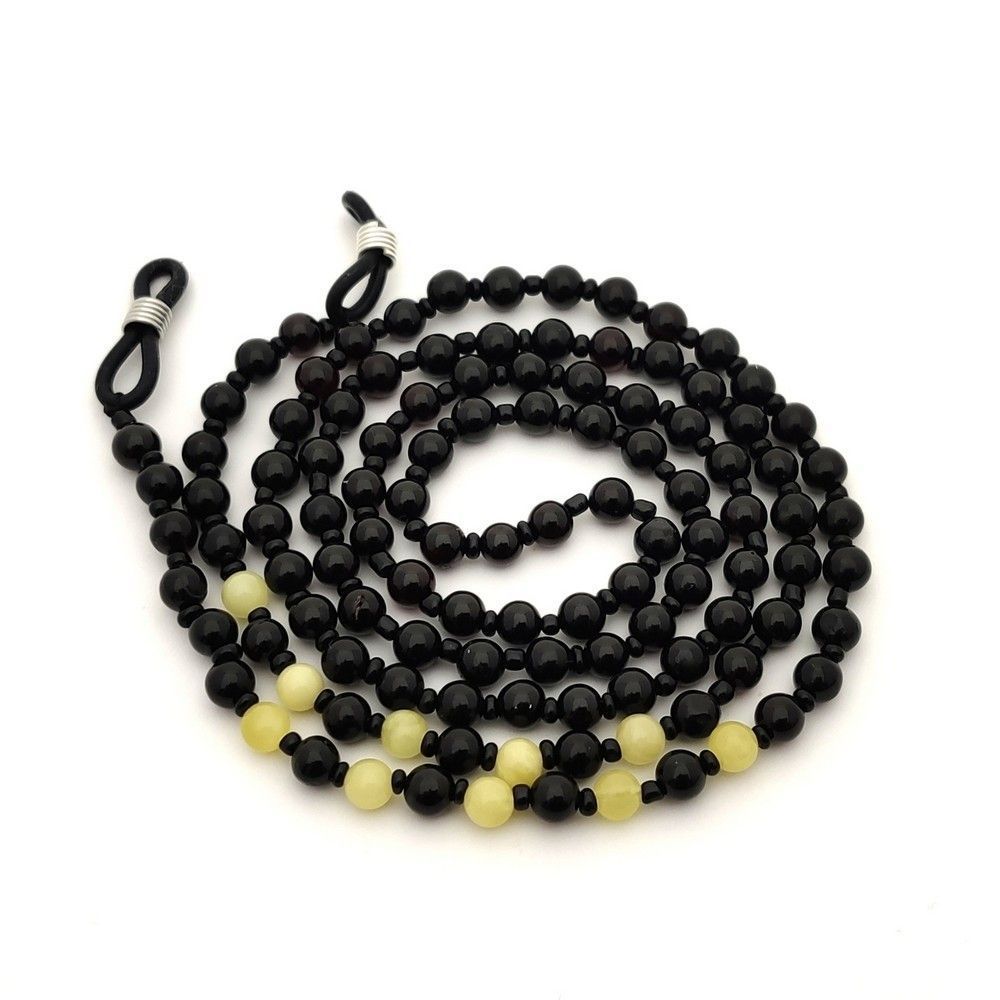 2,Шнурок для очков, янтарь