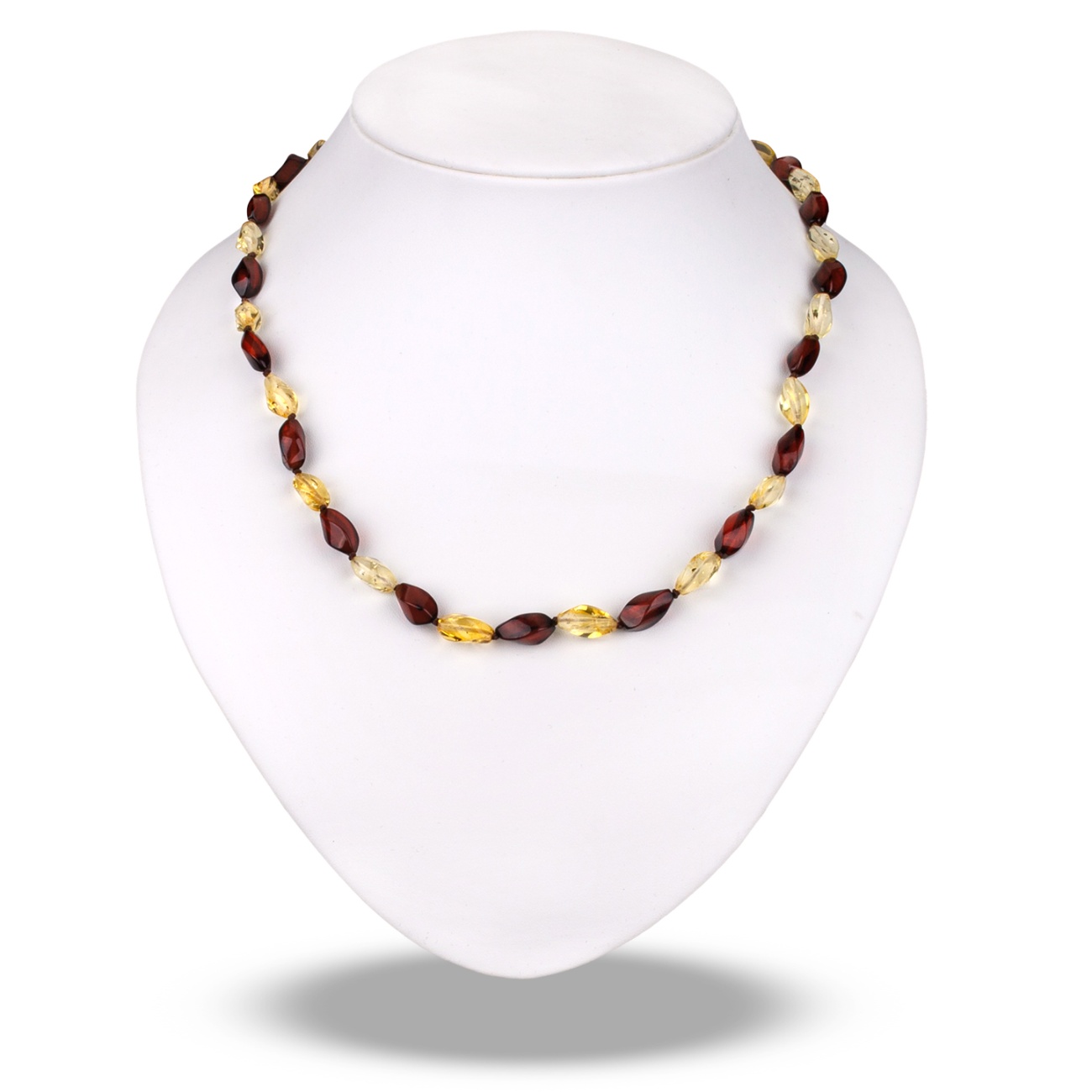 Бусы "Елена" из янтаря