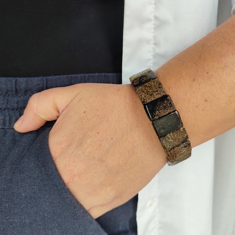 Браслет Муж. янтарь 3011119492 (5)