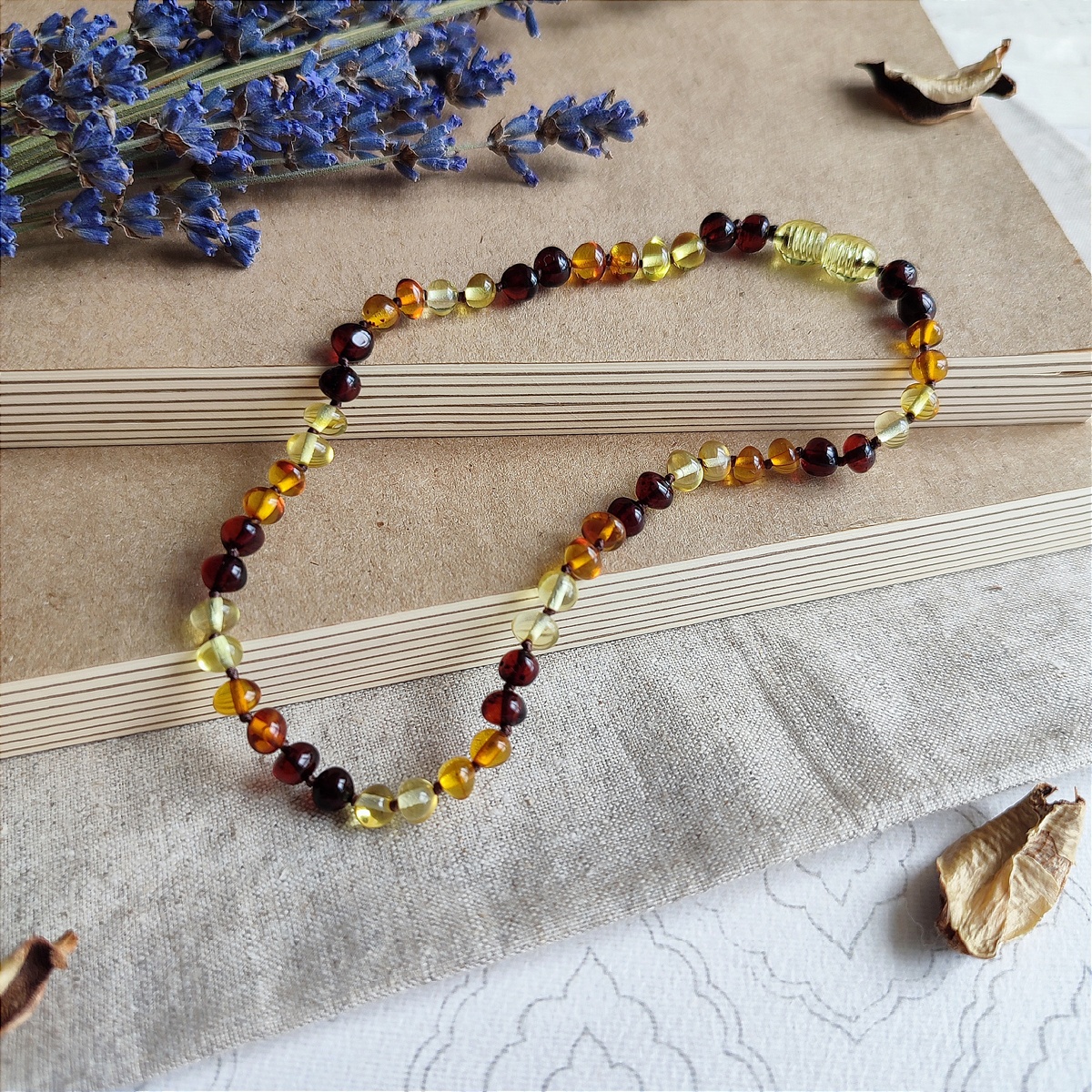 Бусы детские из янтаря 5503019910 (4)