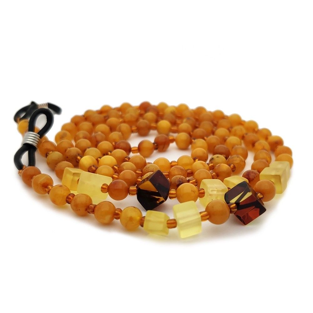 1,Шнурок для очков, янтарь