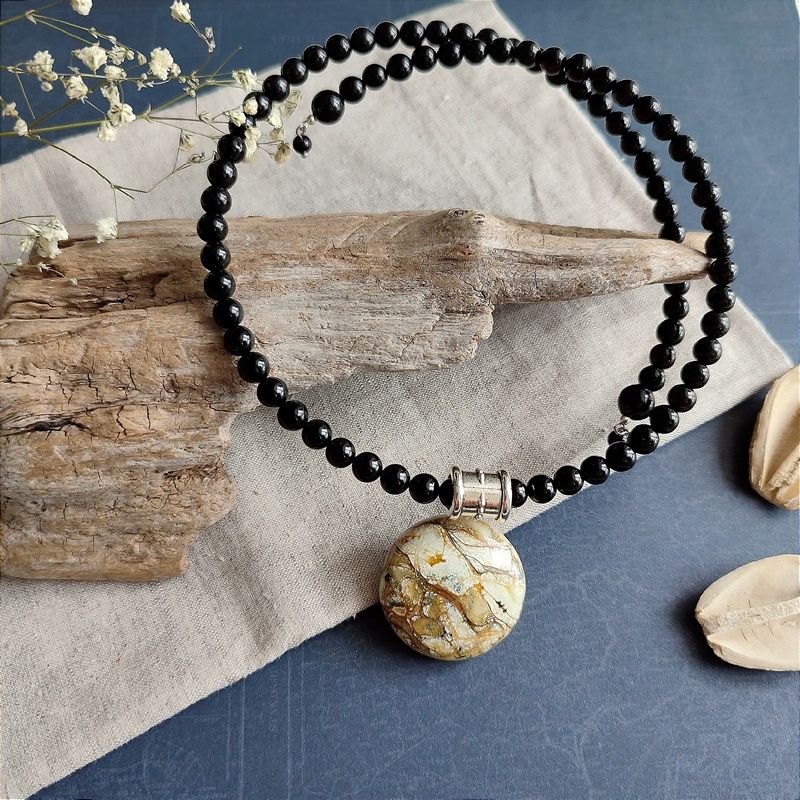 Колье "Италия" Янтарь