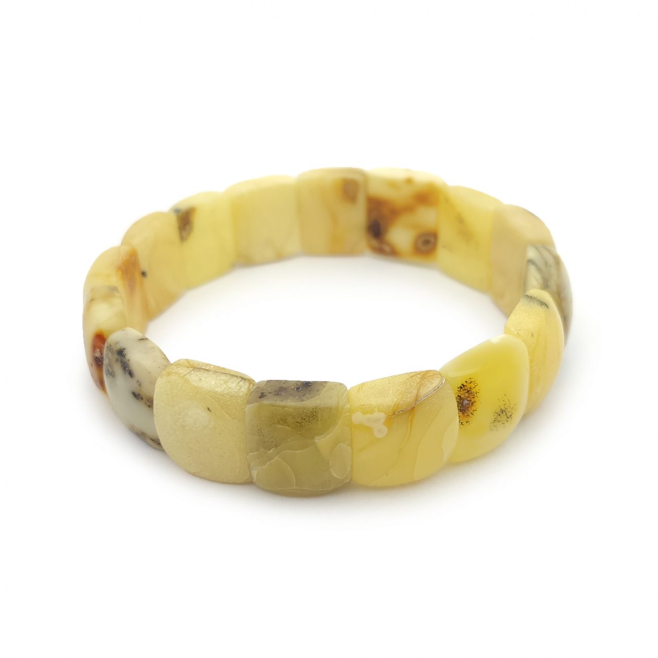 Браслет "Ириска" янтарь