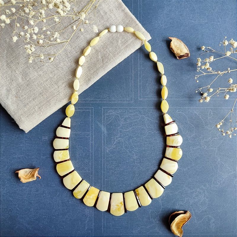 Колье "Нефертити" Янтарь