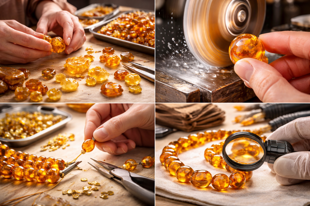 Как рождается изделие из янтаря: от подбора камня до контроля качества