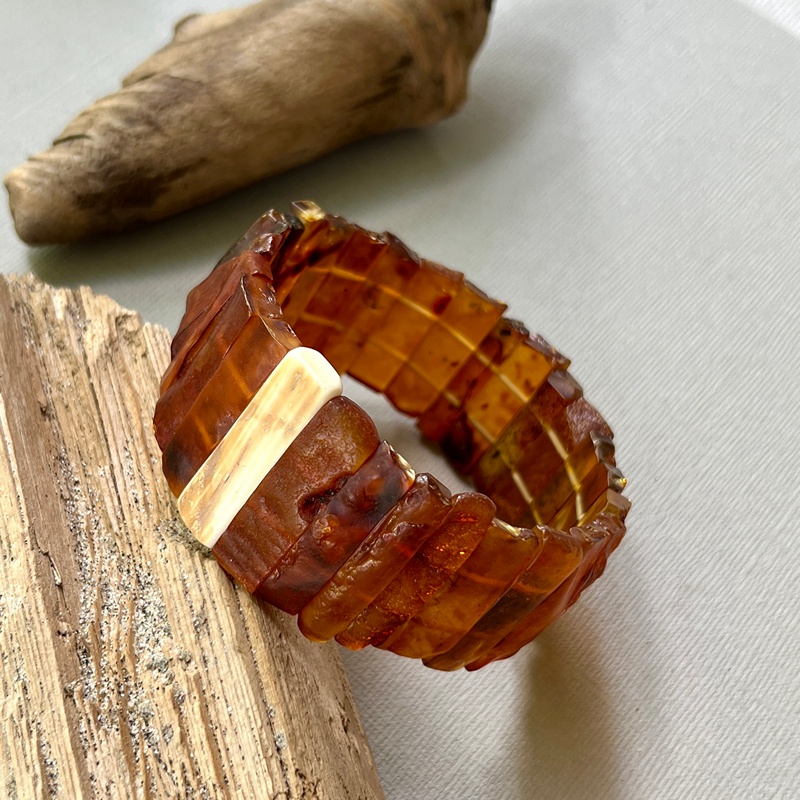 Браслет янтарь,мамонт 3101119445-2