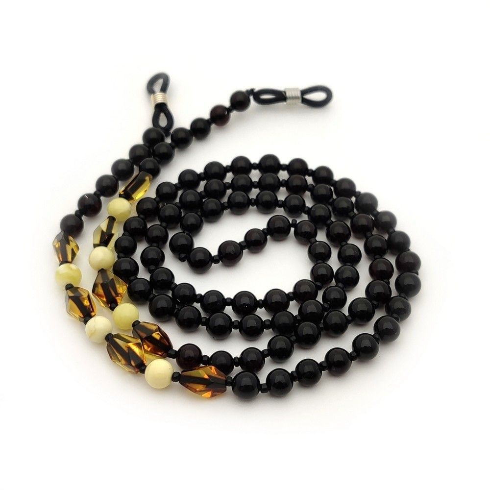 2,Шнурок для очков, янтарь