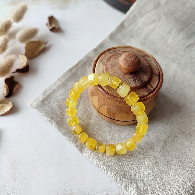 Браслет "Куб" янтаря