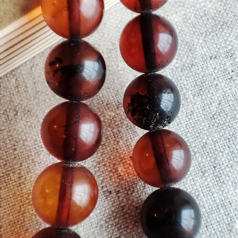 Четки буддийские янтарь