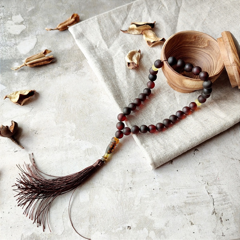 Четки мусульманские янтарь