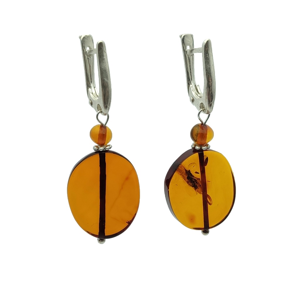Серьги, Янтарь,ПСР 2103205148