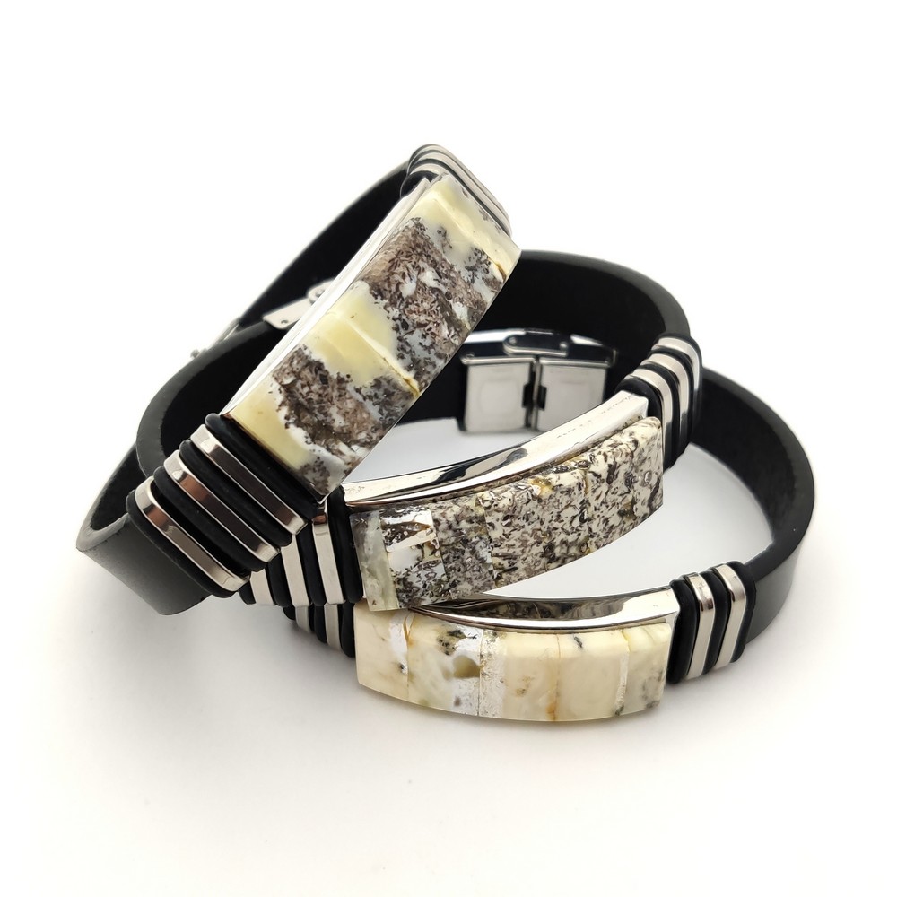 Браслет на кож. ремешке