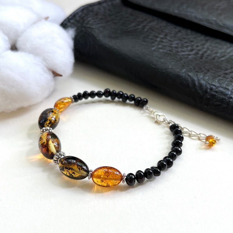 Браслет янтарь 3114214067-2