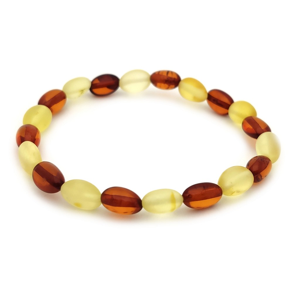 Браслет детский янтарь