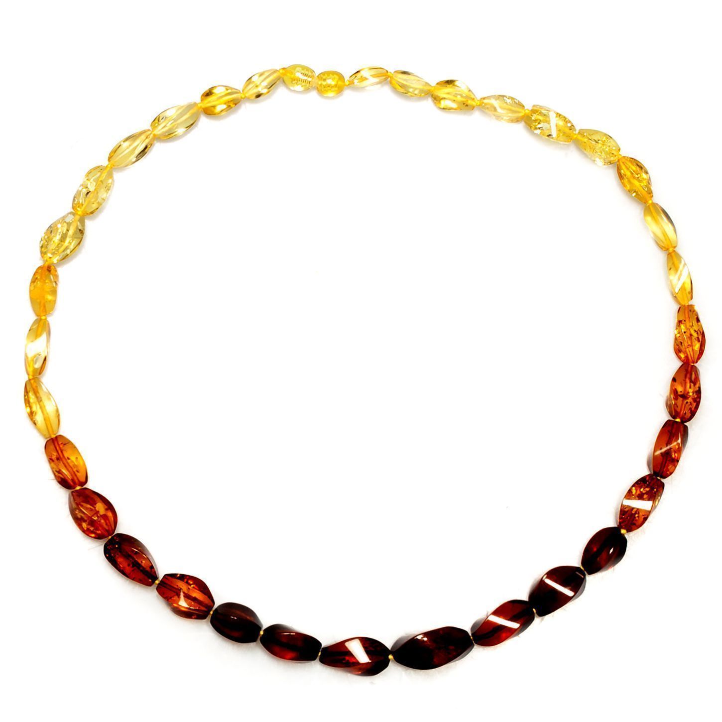 Бусы "Елена" из янтаря