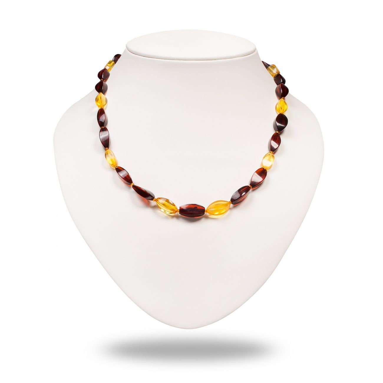 Бусы "Аленка" из янтаря