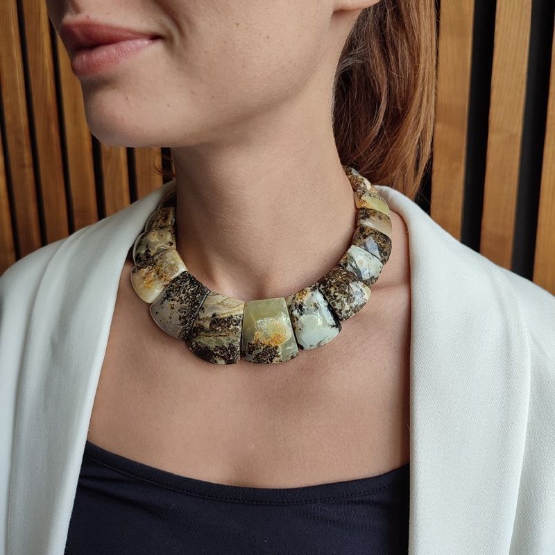 Колье "Клеопатра" Янтарь