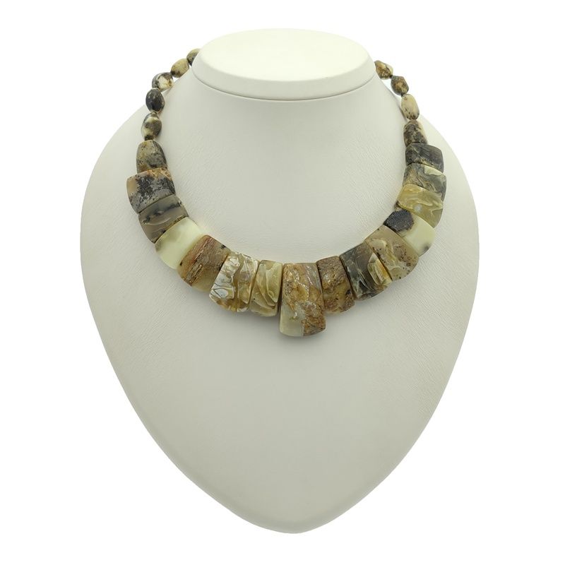 Колье"Нефертити"  Янтарь