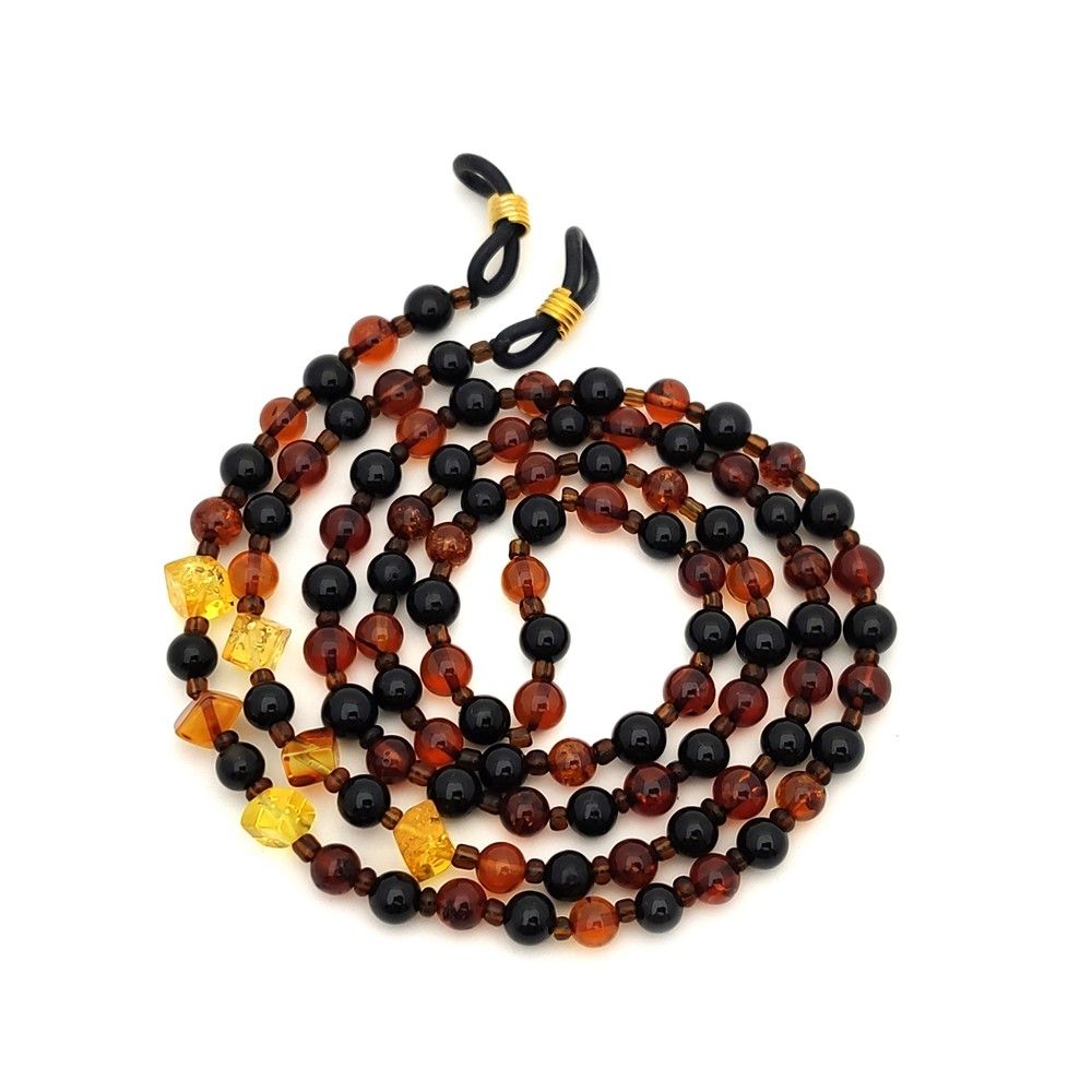 2,Шнурок для очков, янтарь