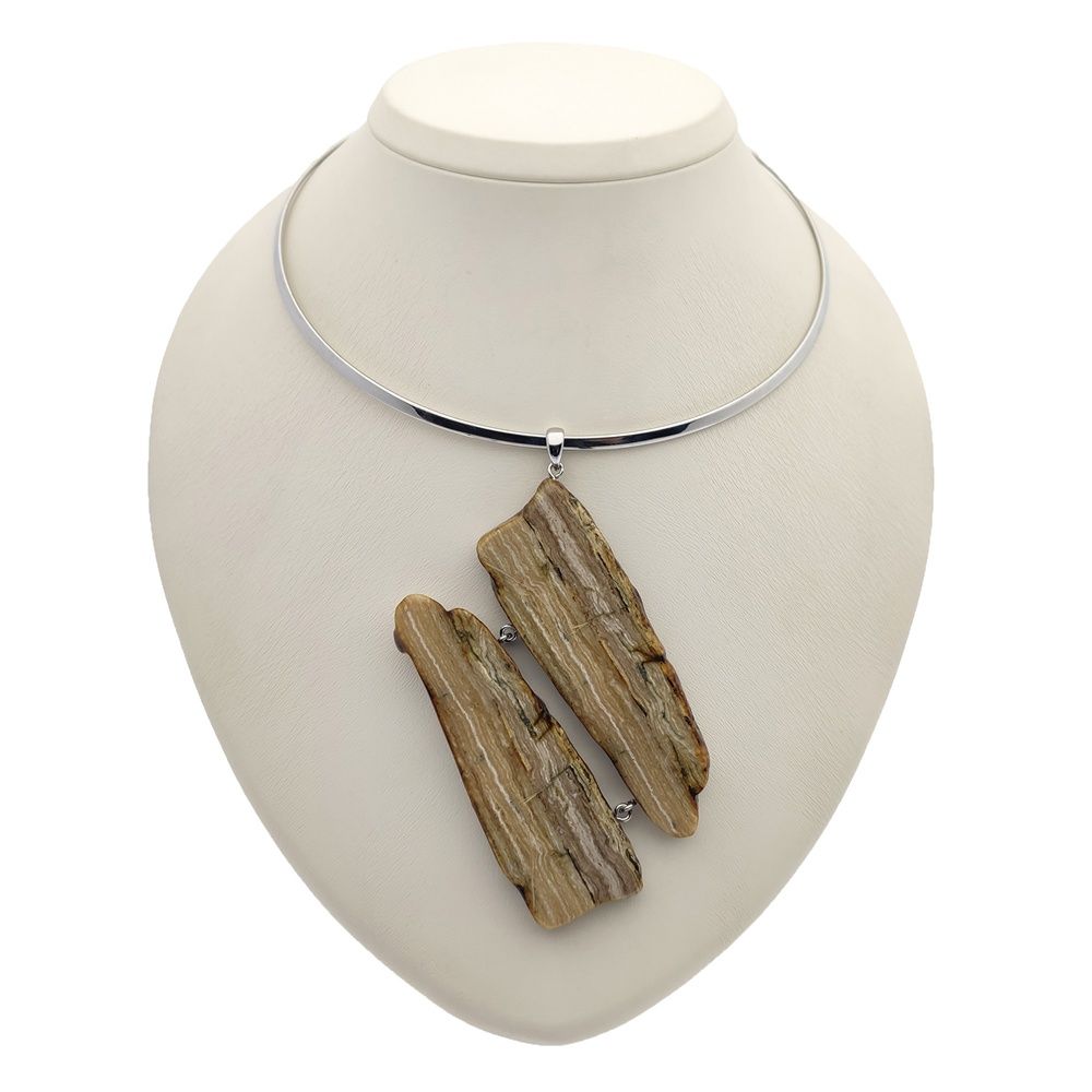 Колье авторское Янтарь