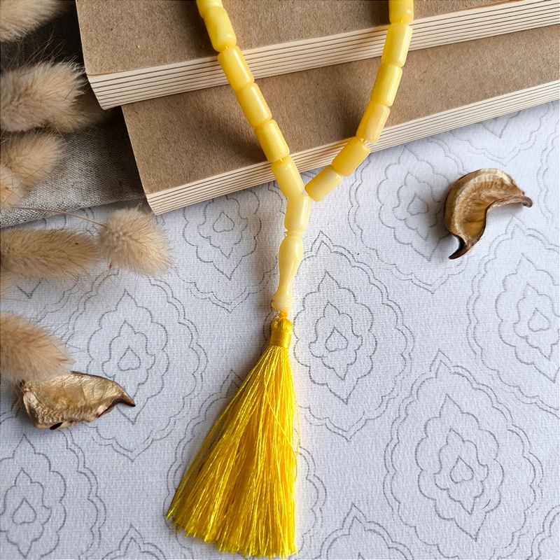 Четки мусульманские янтарь 9301100091 (3)