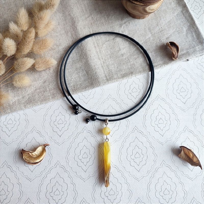 Колье "Италия" Янтарь