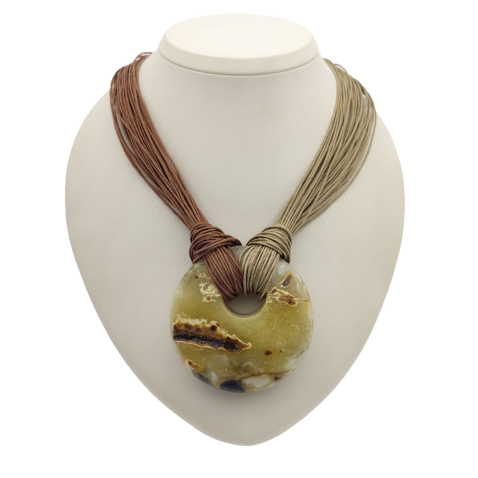 Колье авторское Янтарь