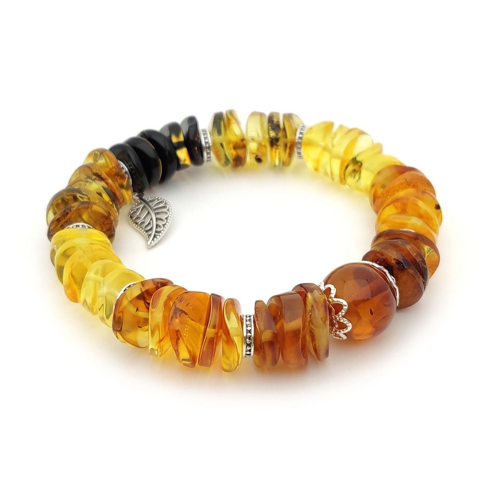 Браслет "Фантазия" янтарь