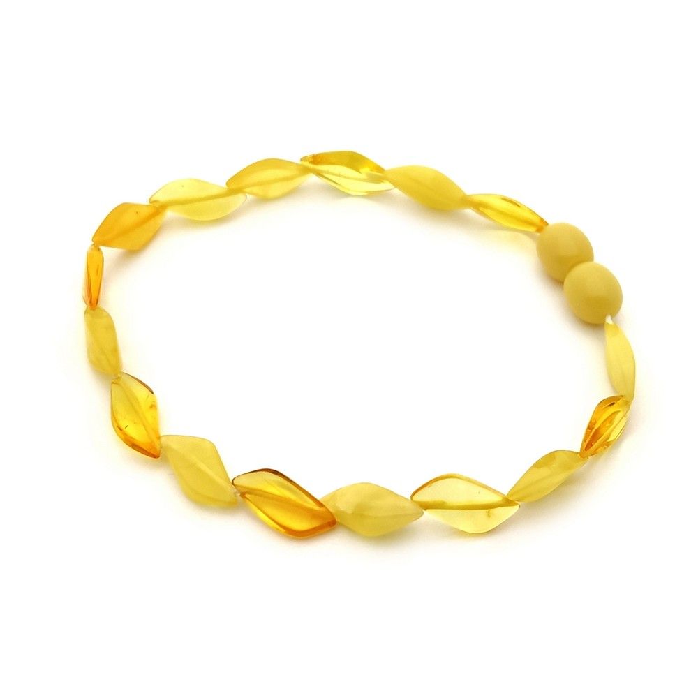 Браслет "Змейка" янтарь