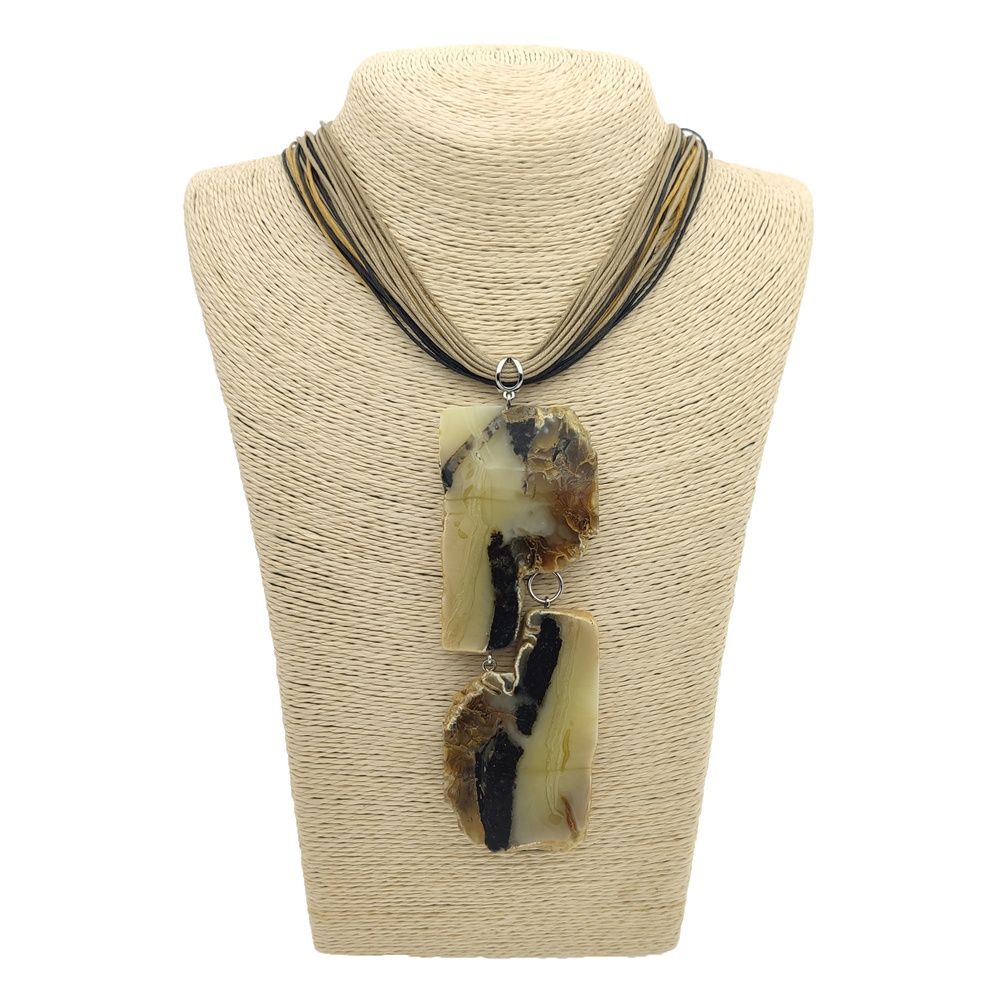 Колье авторское Янтарь