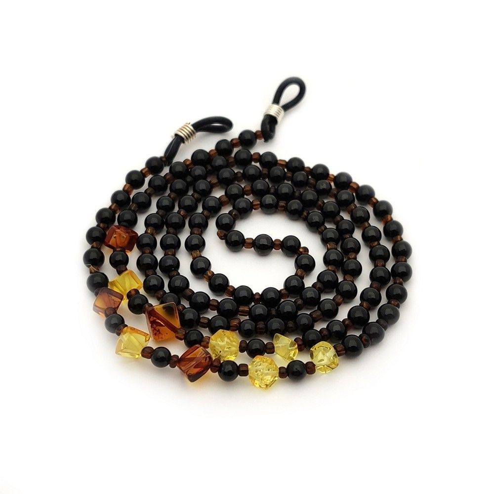 2,Шнурок для очков, янтарь