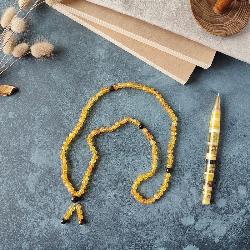 Четки будд. янтарь