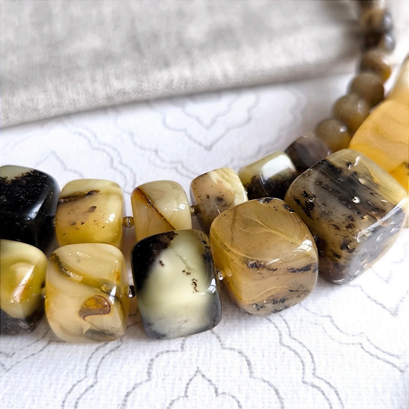 Колье "Италия" Янтарь