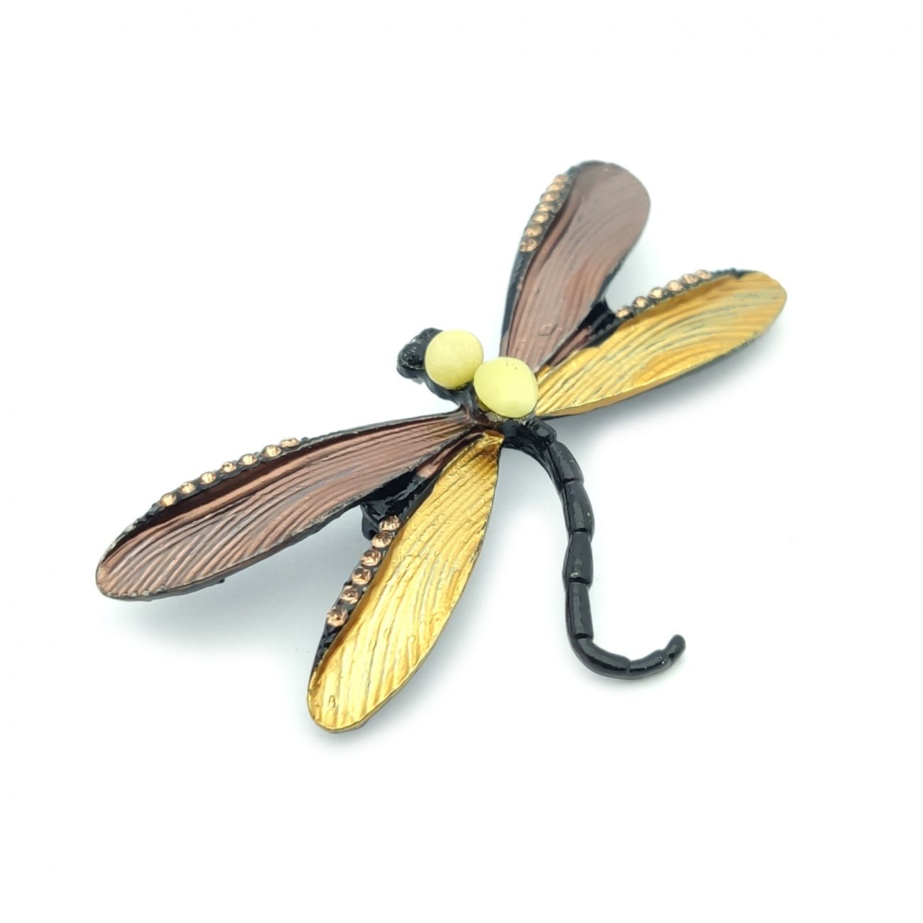 Брошь " Стрекоза Б."янт