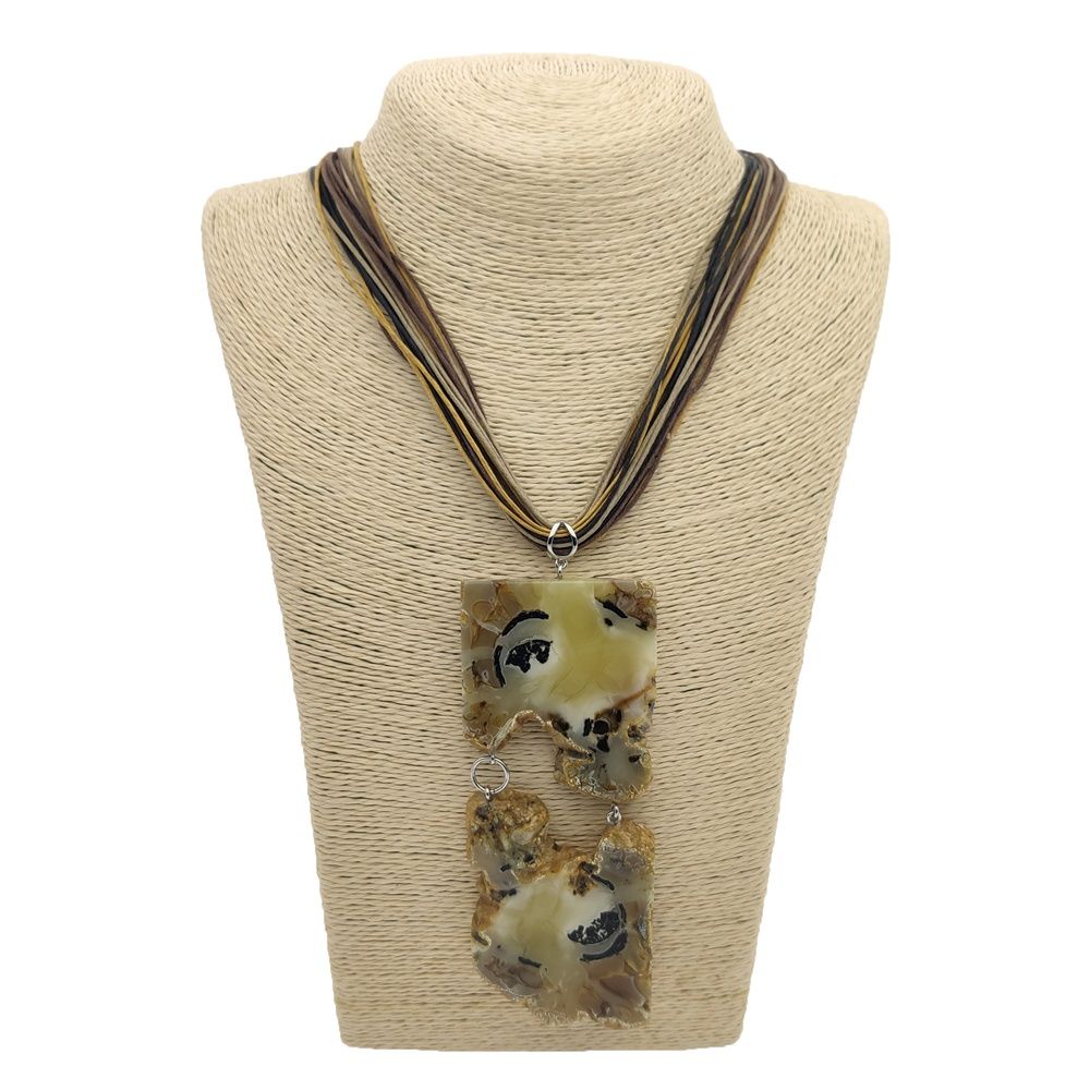 Колье авторское Янтарь