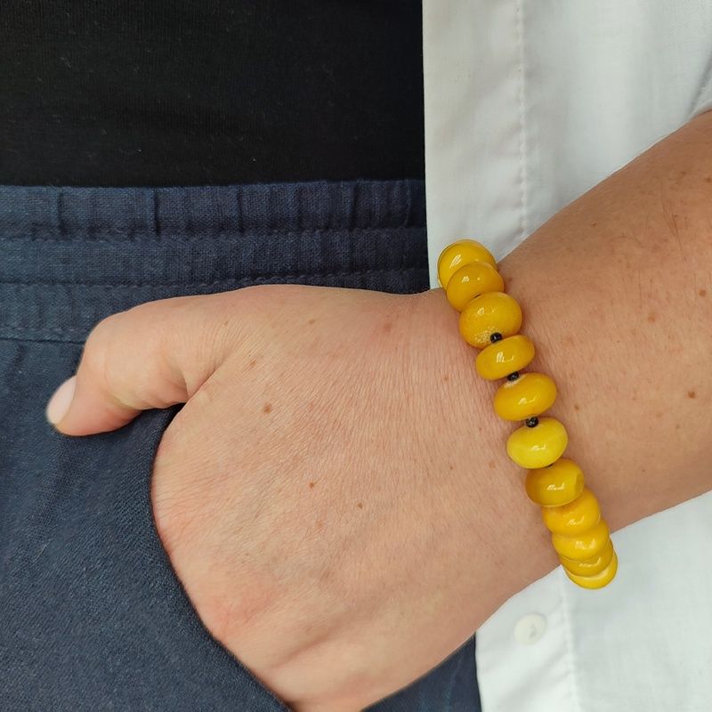 Браслет "Барок" янтарь