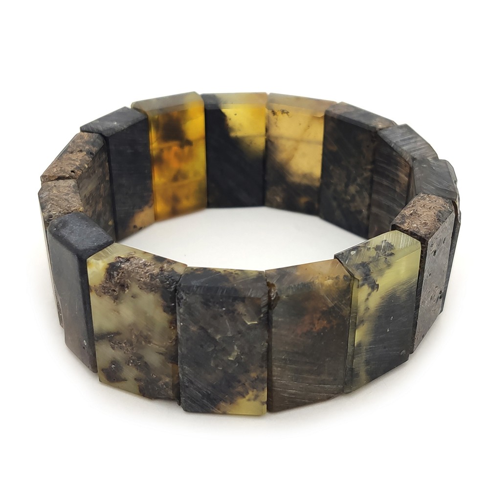 Браслет Мужской янтарь