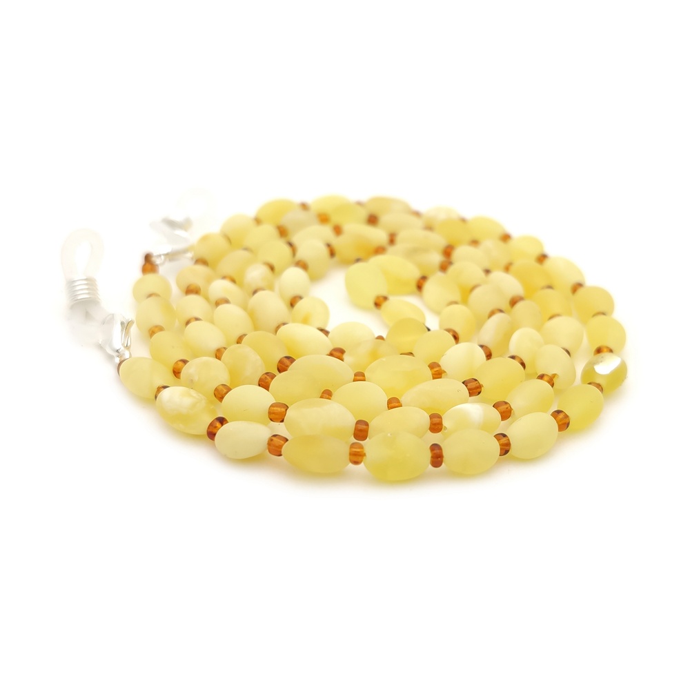 Шнурок для очков, янтарь