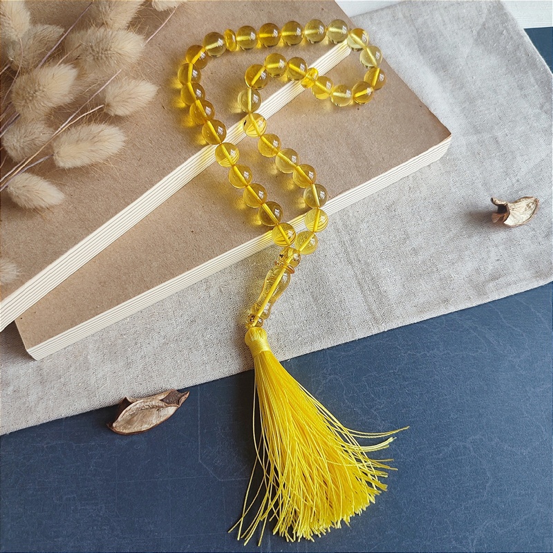 Четки мусульманские янтарь 9401100041 (5)