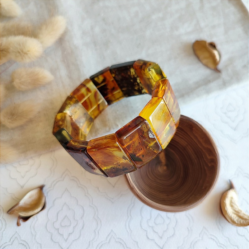 Браслет Мужской янтарь 3201119492 (4)