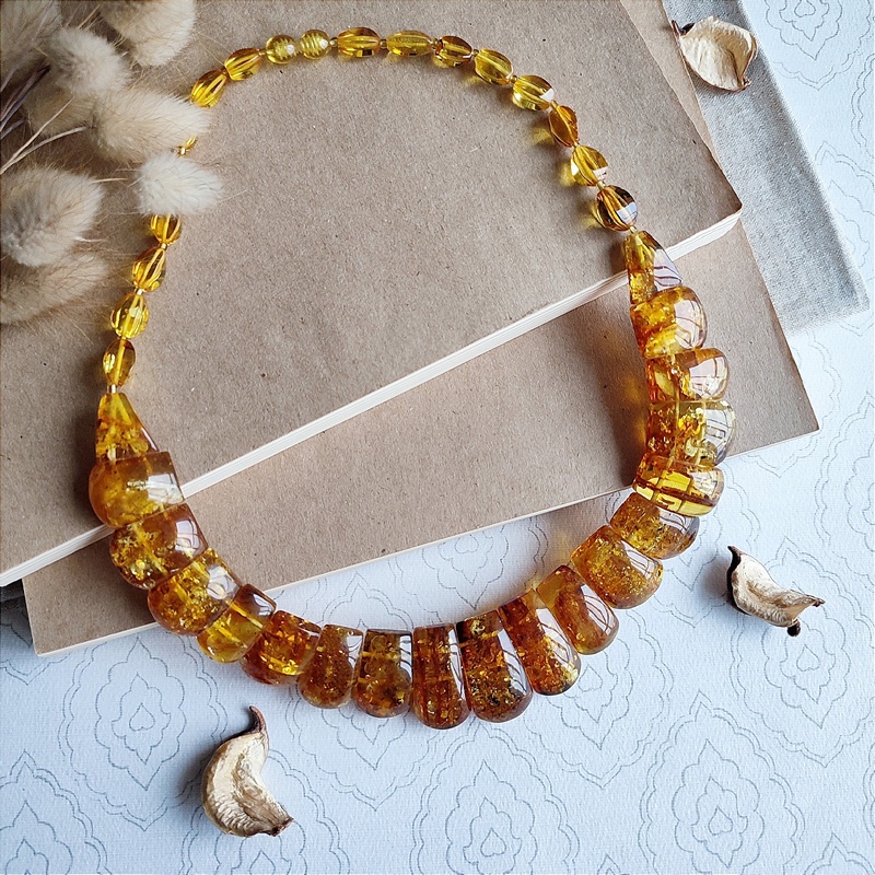 Колье Янтарь 7121009474 (2)