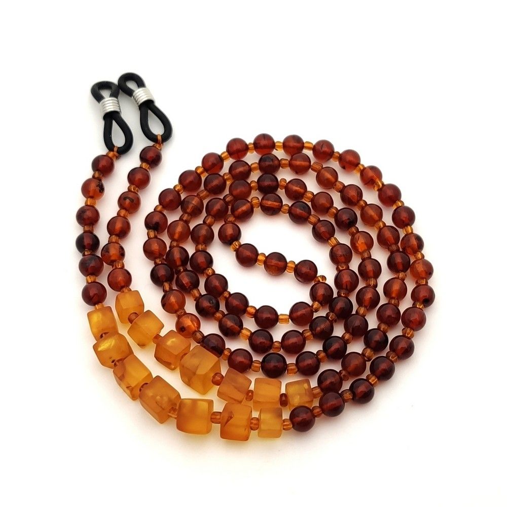 2,Шнурок для очков, янтарь