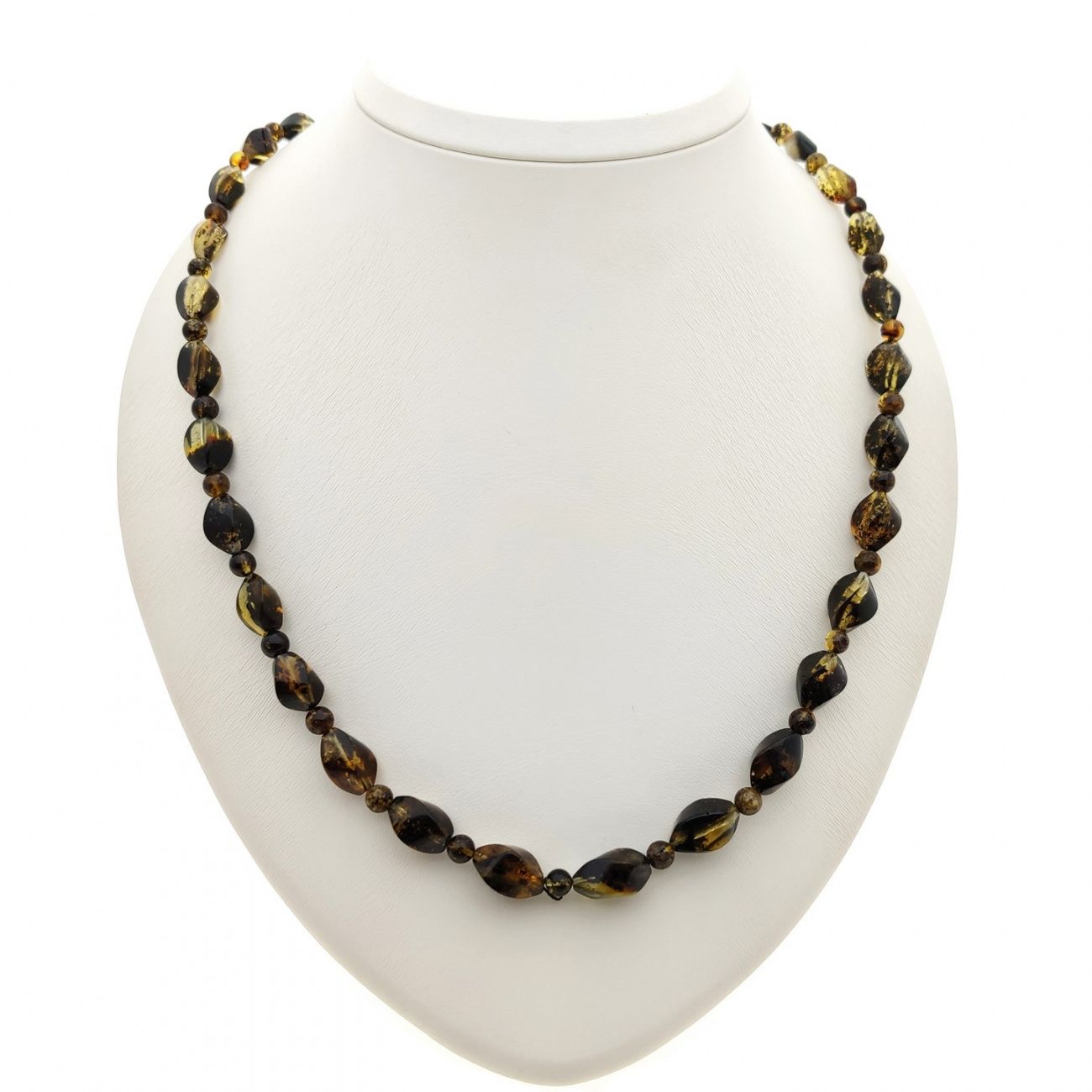 Бусы "Елена" из янтаря