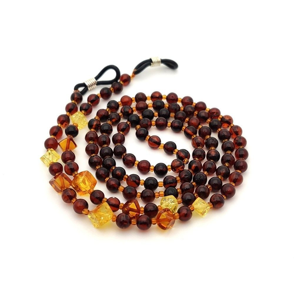 2,Шнурок для очков, янтарь