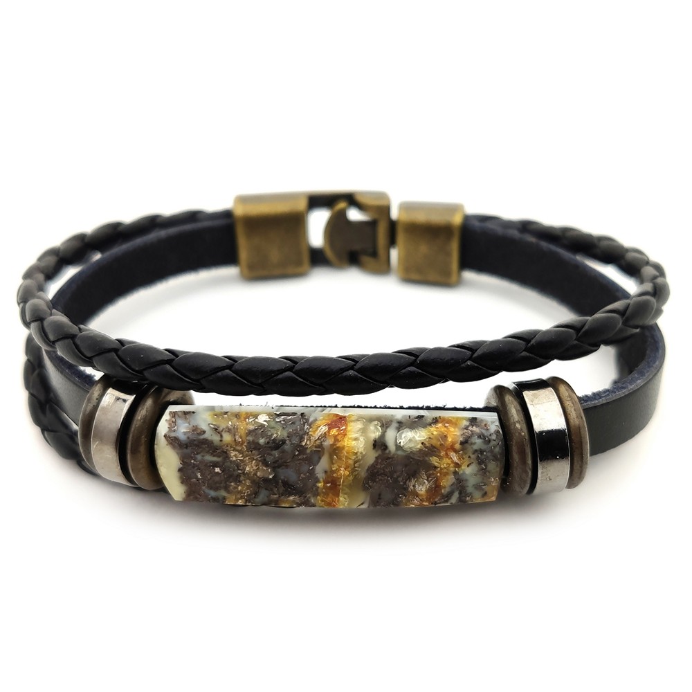 Браслет на кож. ремешке