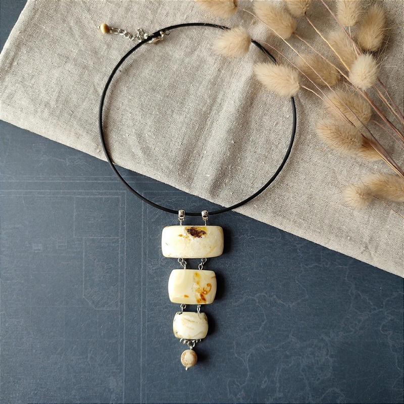 Колье "Хлоя" Янтарь