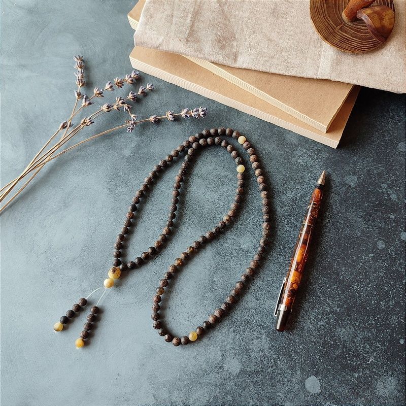 Четки будд. янтарь