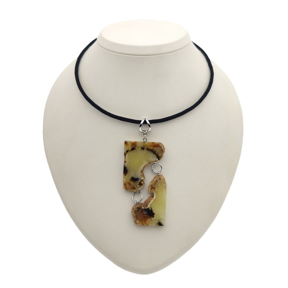 Колье авторское Янтарь