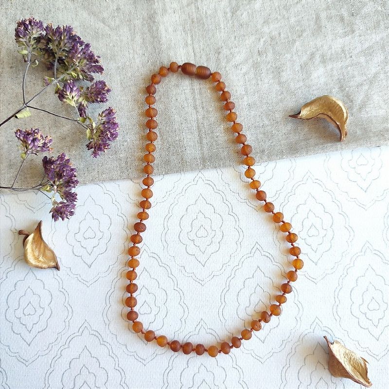 Чокер "Мятый шар" Янтарь