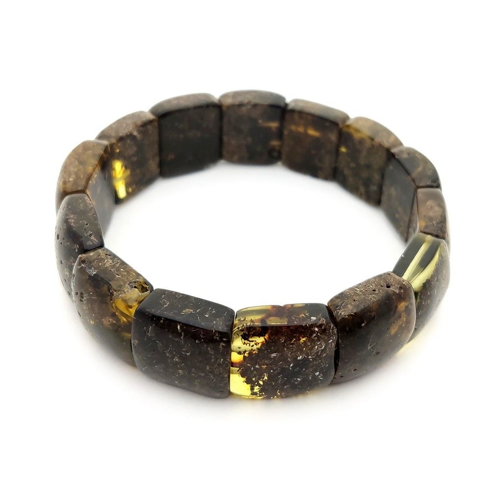 Браслет "Ириска" янтарь